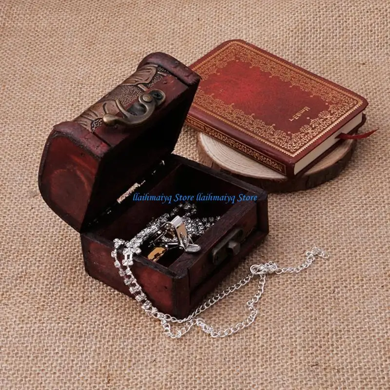 573B Small Jewelry Organizers Jewelry Case Small Earrings Box Rings Storage Box Portable Jewelry Case Small Accessories Box