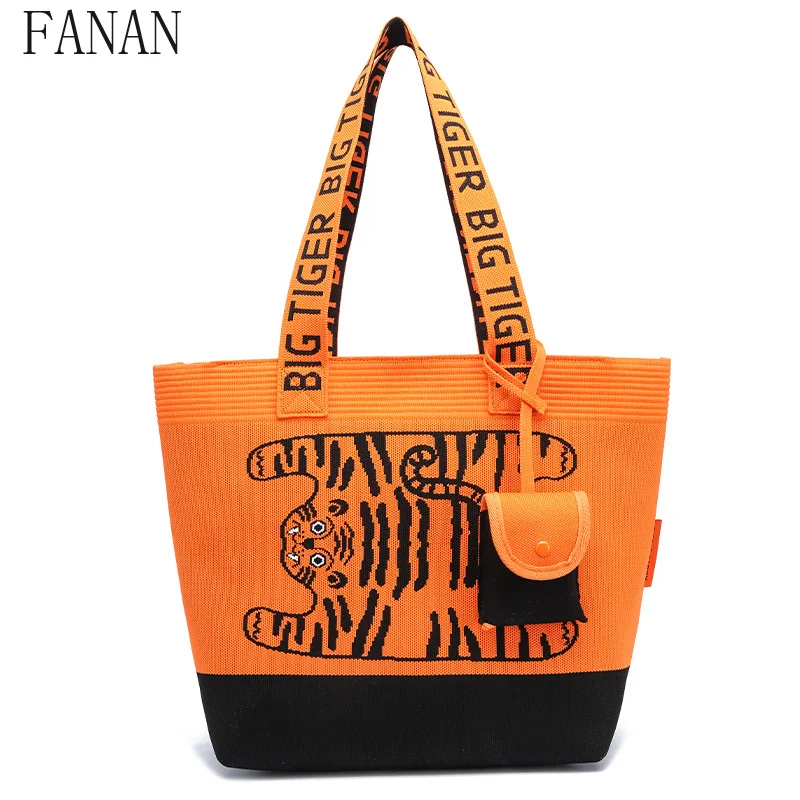 Top-Handle Single Shoulder Bags Sweet Cute Original Design Women's Casual Handbags Large Capacity Women's Tote Bag