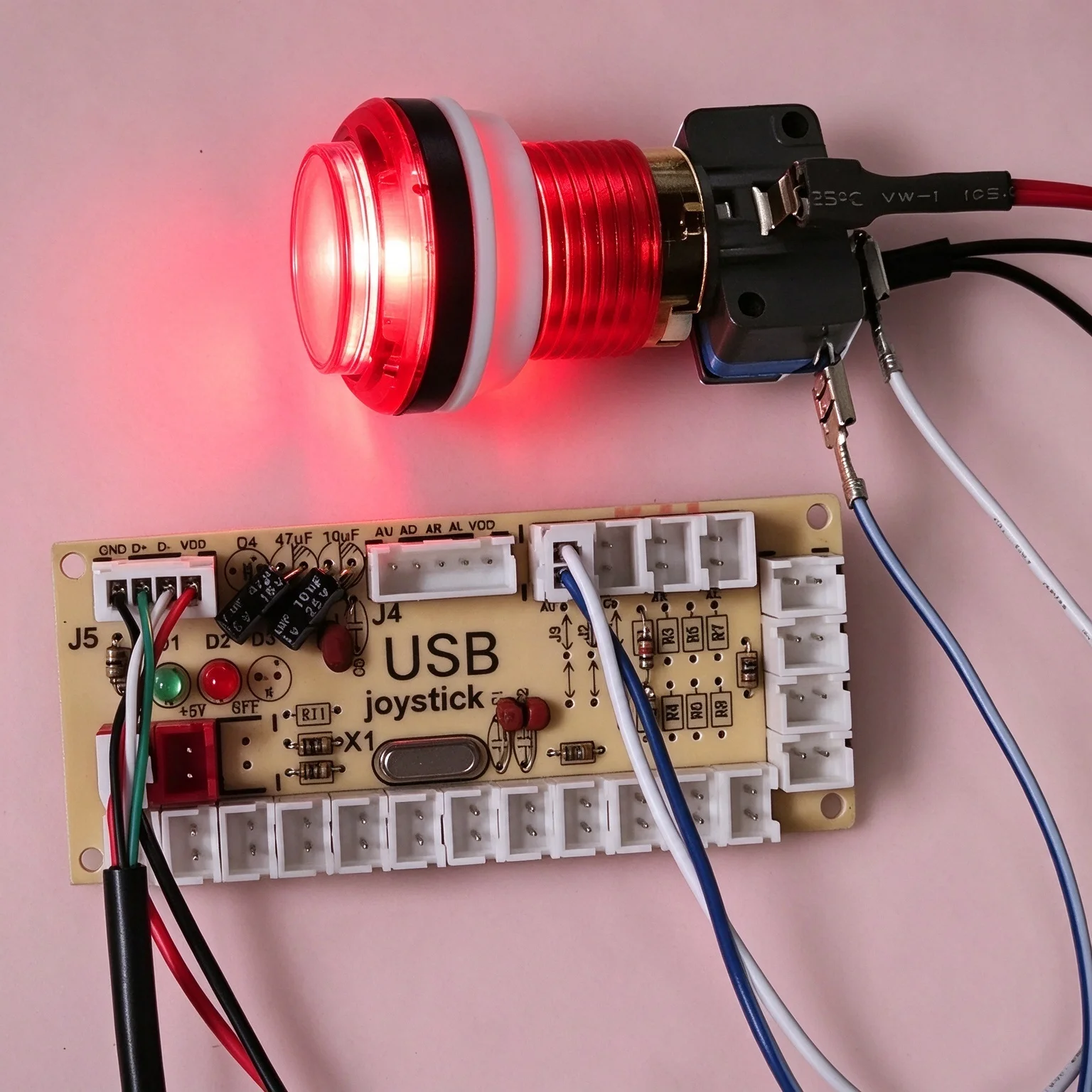 30mm Arcade LED Button 12V with Microswitch for DIY Kit Push Button Replacement Game Accessory
