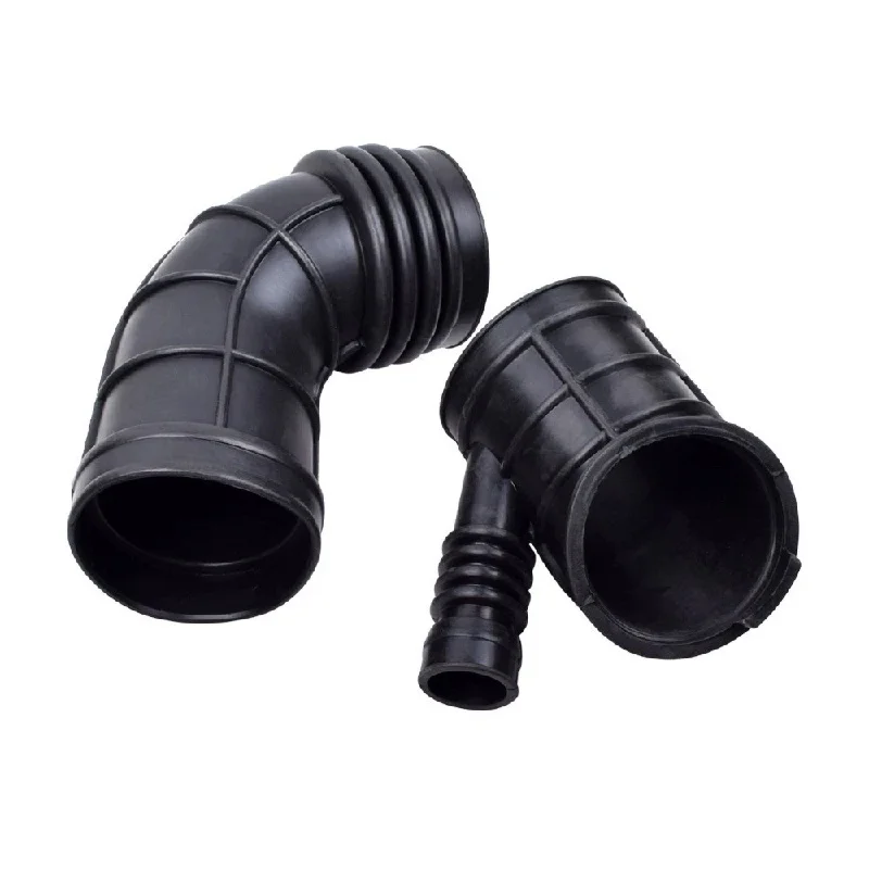 2pcs Car Throttle Body Air Intake Boot Hose Kit For BMW E46 M54 325Ci 325i 2.5L 330 Z3 13541437191 696-061 Car Accessories