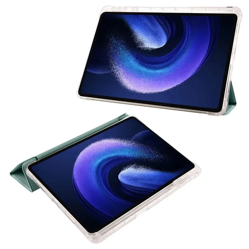 Imagem -05 - Inteligente com Suporte para Lápis Suporte Macio Claro Capa para Tablet Apto para Xiaomi Pad Pad Pro 11 2023 Case