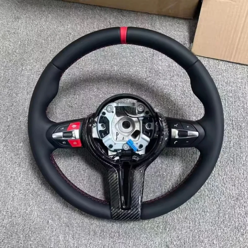 Customized Leather Car Steering Wheel For BMW F07 F10 F20 F22 F30 F32 F34 F36 F33 F80 F82 M3 M5 E70 E90 E92 340i Steering WheeI