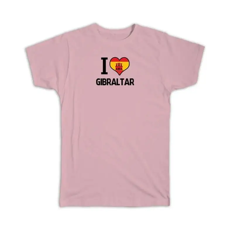 

Футболка I Love Gibraltar Flag Heart Country Crest Gibraltarian Expat