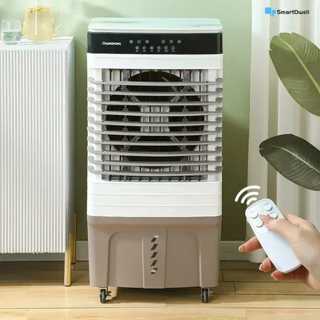 Industrial air cooler - Household small. Mobile refrigeration. Water cooling fan. Air cooler dual-purpose. Super strong wind.