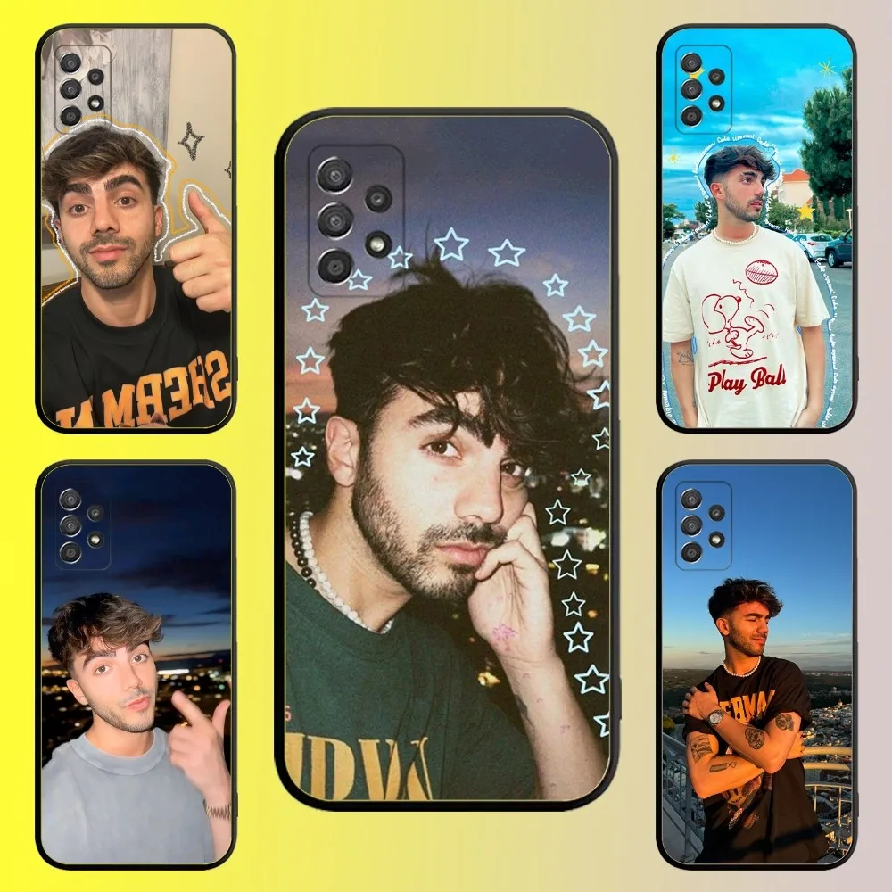 Federico Vigevani YouTuber Phone Case For Samsung Galaxy A13,A21s,A22,A31,A32,A52,A53,A71,A80,A91 Soft Black Shell