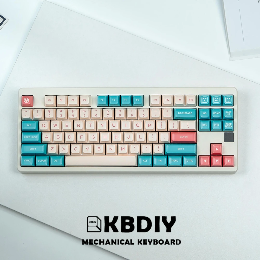 KBDiy-غطاء مفاتيح ميكانيكي للوحة المفاتيح ، مجموعة مفاتيح 161 ، PBT ، SA الشخصي ، قافية وطنية ، لقطة مزدوجة ، ISO ، K500 ، مخصص