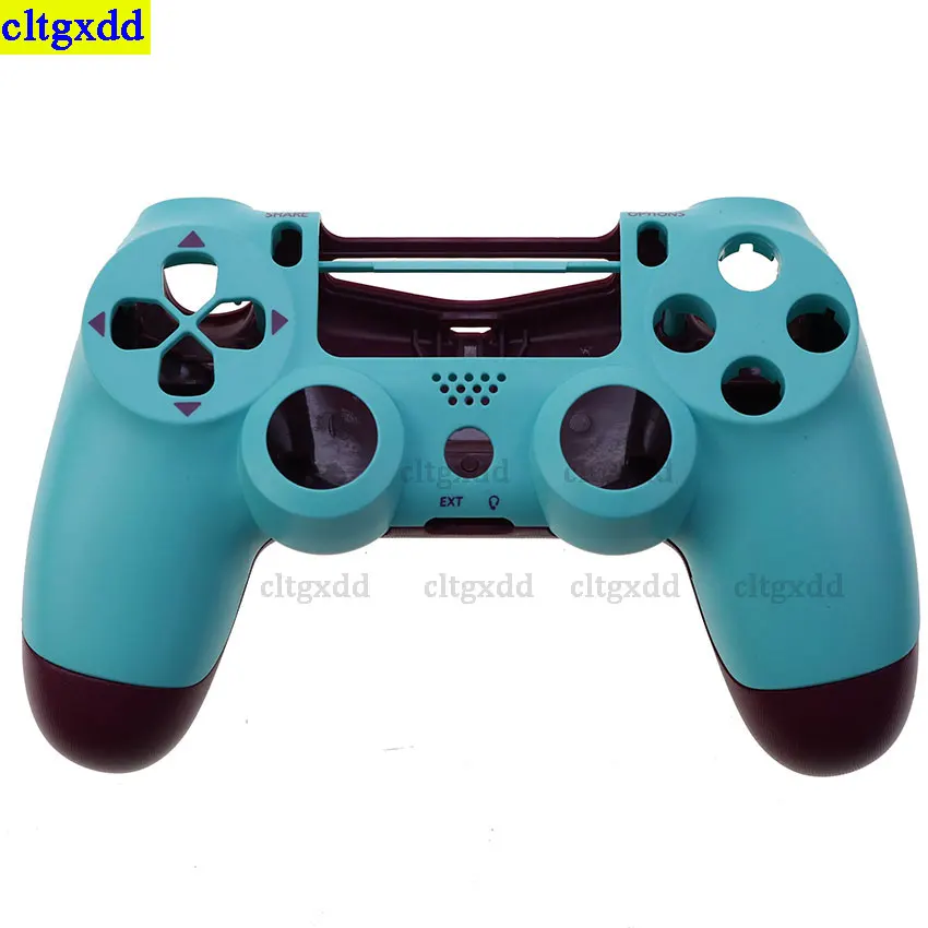 Cltgxdd 1 Set Cocok untuk PS4 Game Controller JDS-055 JDM-050 JDM-055 MOD Game Perbaikan Kit Lengkap Shell DIY Pengganti
