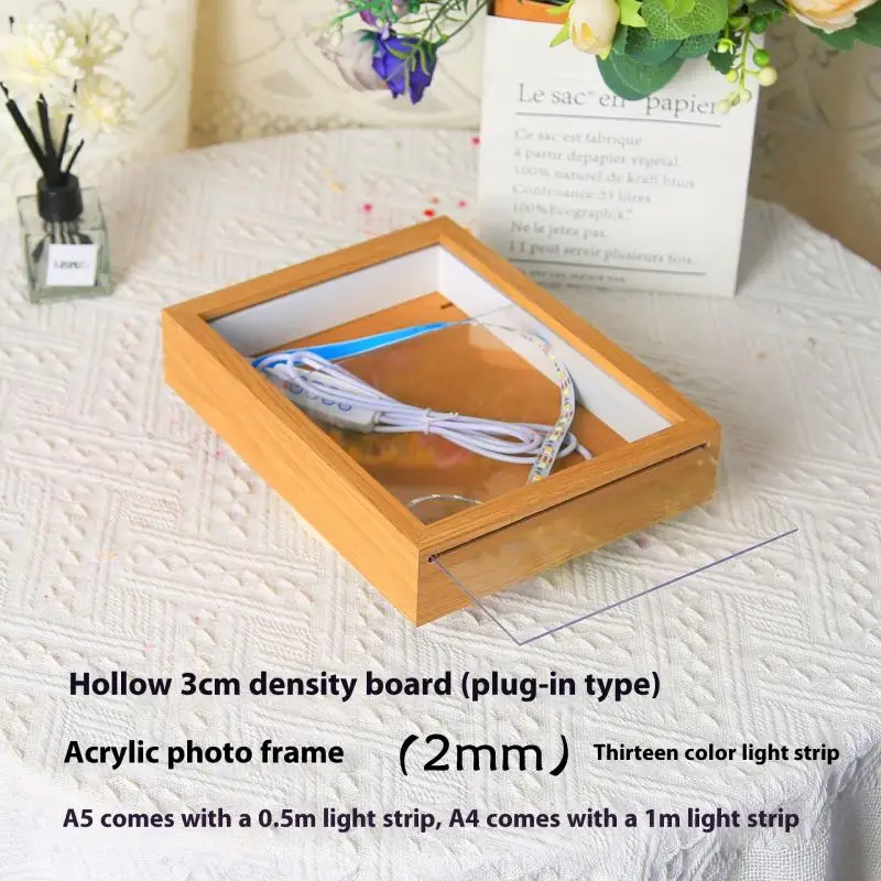 LED Photo Frame Acrylic Lightbox for Home Decor