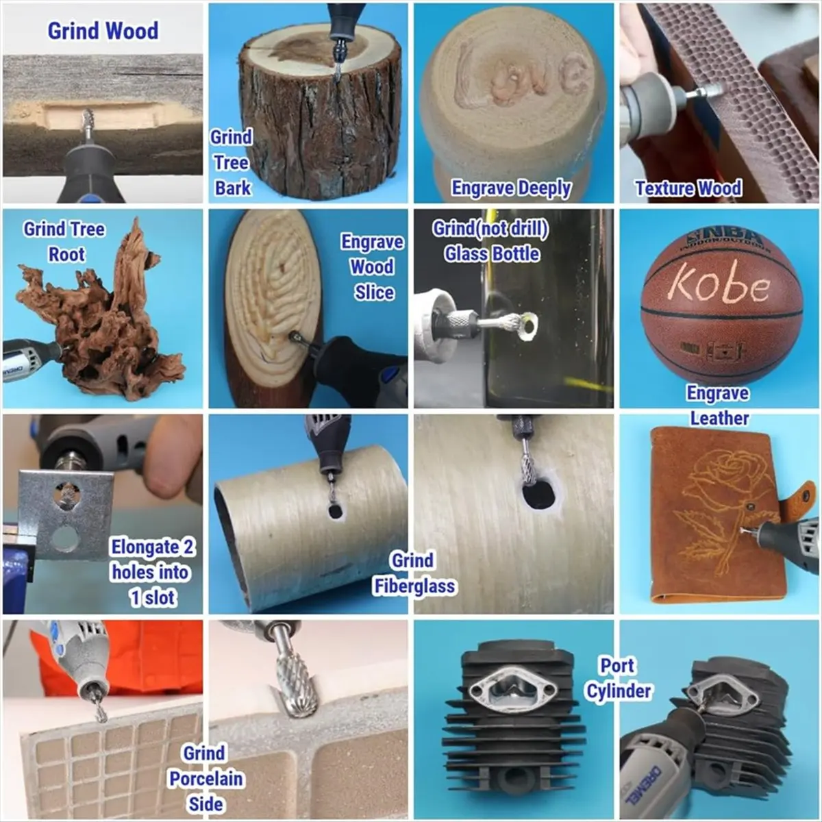 

A20I 3 шт. собирает и 20 шт. 1/8 дюйма хвостовик твердосплавные заусенцы, совместимые с деревом, камнем, сталь, набор аксессуаров для вращающихся инструментов