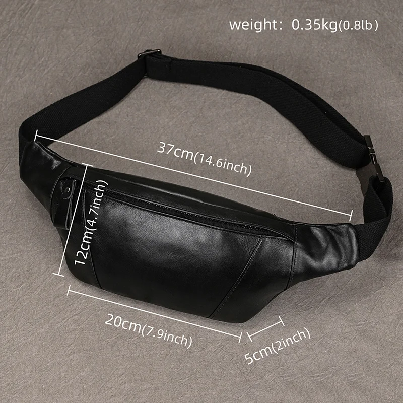 Retro crazy horse leather waist belt pouch men male small sling bags new fashion waist bags fanny pack outdoor sport bags man