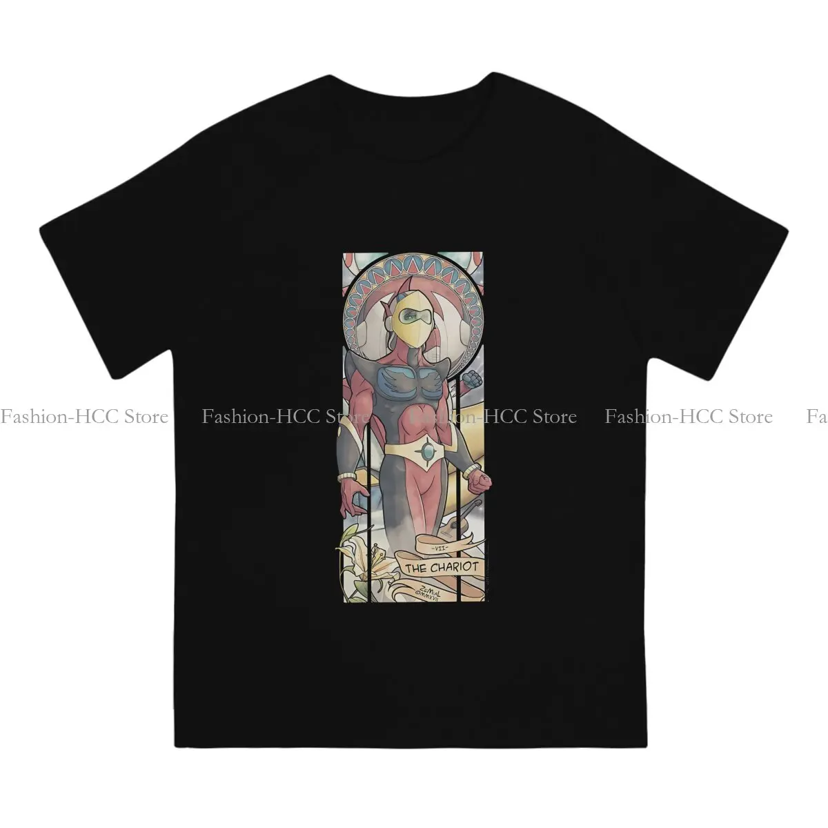 VII THE CHARIOT Zemial Hipster Polyester TShirts Captain Future Futuremen Male Style Tops T Shirt O Neck