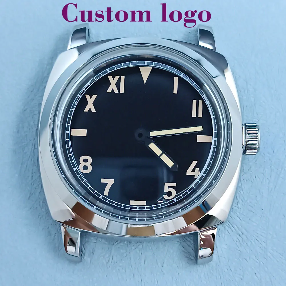 46mm ST3600 watch case is suitable for the ST3600 movement mounting 316L stainless steel, 100m life waterproof