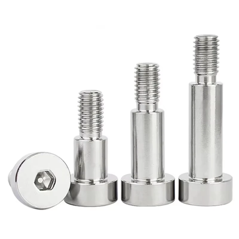 304 stainless steel hex socket plug screw step equal height limit half-thread shoulder shoulder bolt M2-M10