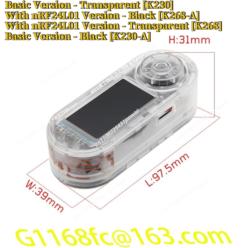 T-Embed CC1101 ESP32-S3 Development Board Low Power 1GHz Frequency Transceiver PN532 NRF24L01 NFC Recognition I2C Module 1300mAh