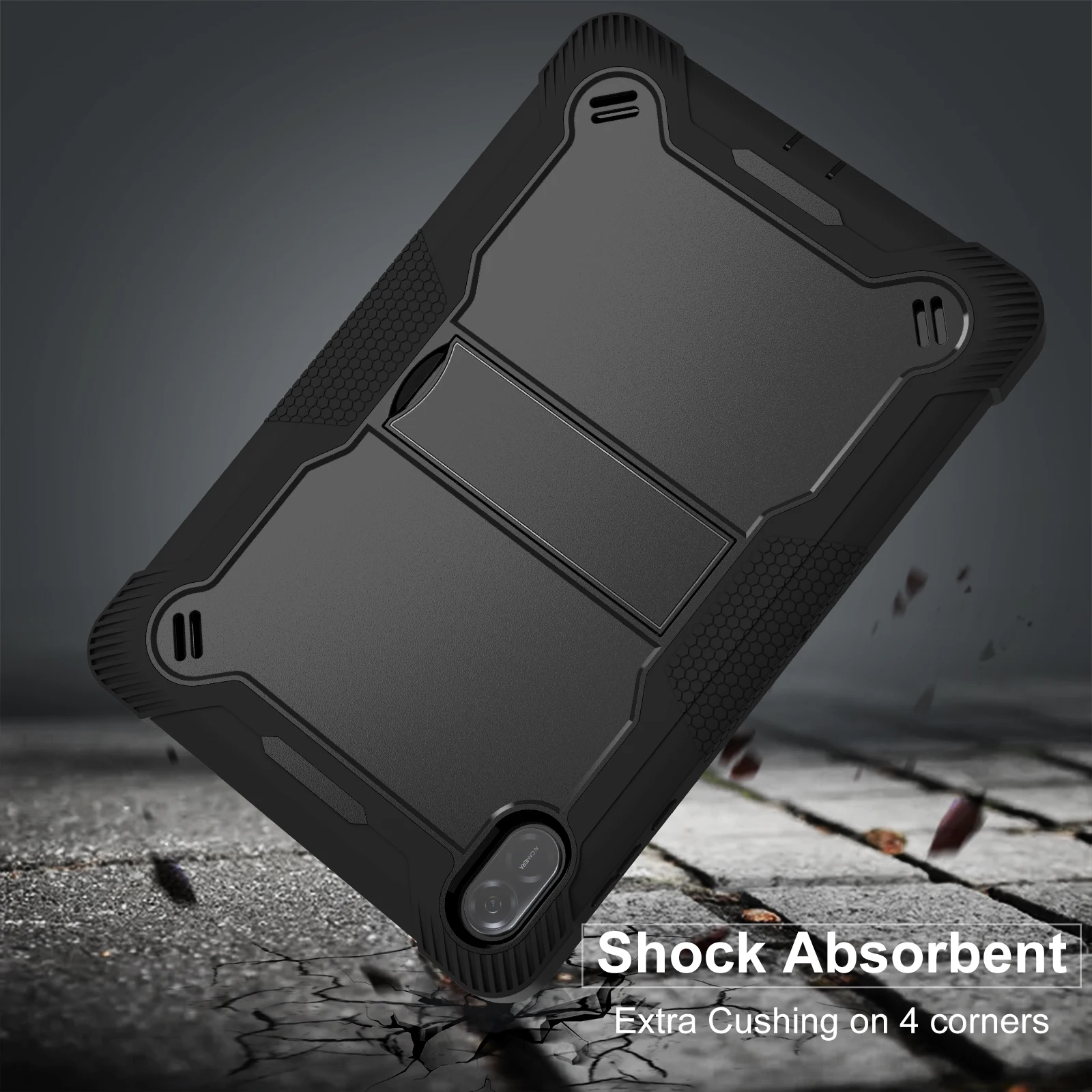 Etui ochronne z podstawką do Honor Pad X8b 2026 X8a 2024 11.0" NDL2-W09 NDL-W09, 3-warstwowa ochrona, antypoślizgowa powłoka, odporny na wstrząsy. — zdjęcie produktu 6