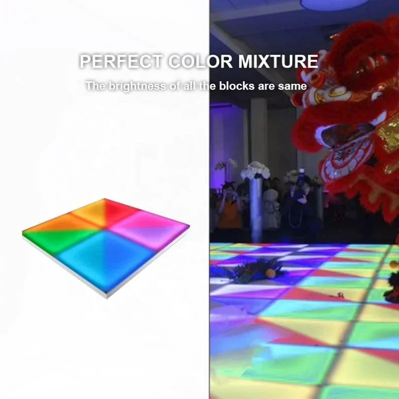 Acrylic led stage panel can supply DMX, voice control even run by itself