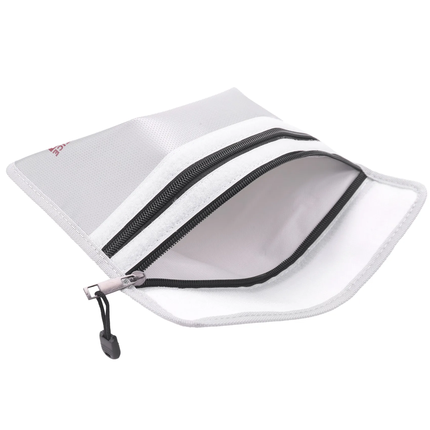 Fireproof Document Bag,Waterproof and Fireproof Money Bag with Zipper,Fireproof Safe Storage Pouch for Passport Ect.