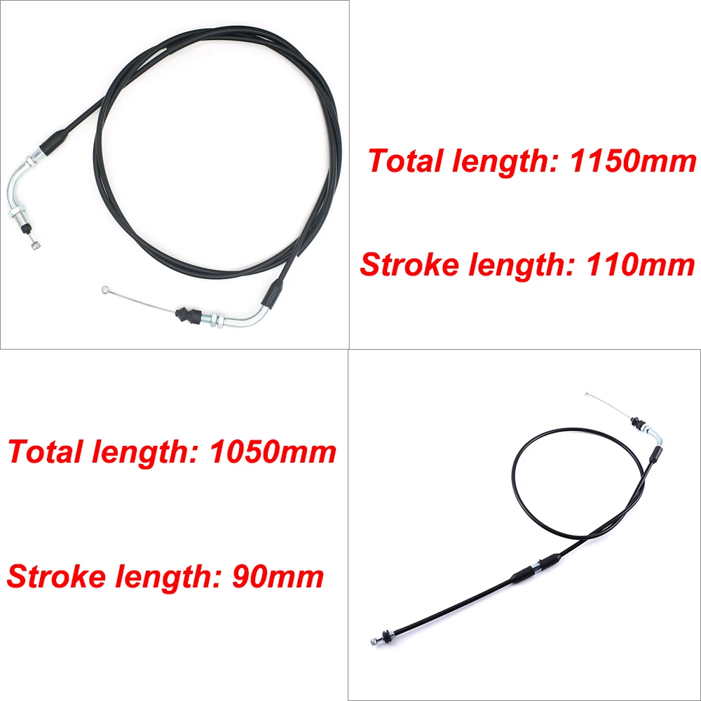 

7/8" Motorcycle Throttle Cable Throttle Oil Cables Lines For GY6 50cc 80cc 125cc 150cc QMB139 Motor Scooter