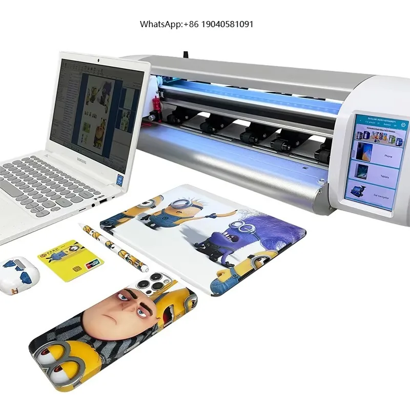 High-Precision PS5 Laptop Vinyl Stickers Making Machine with Software Precision Cutting for Customized Covers
