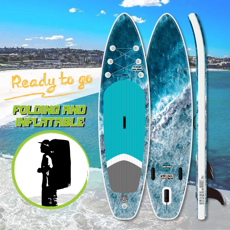 

Stand-up Paddleboard Inflatable SUP Paddleboard Beginner Paddle Board Surfer New Soft Board Float Board