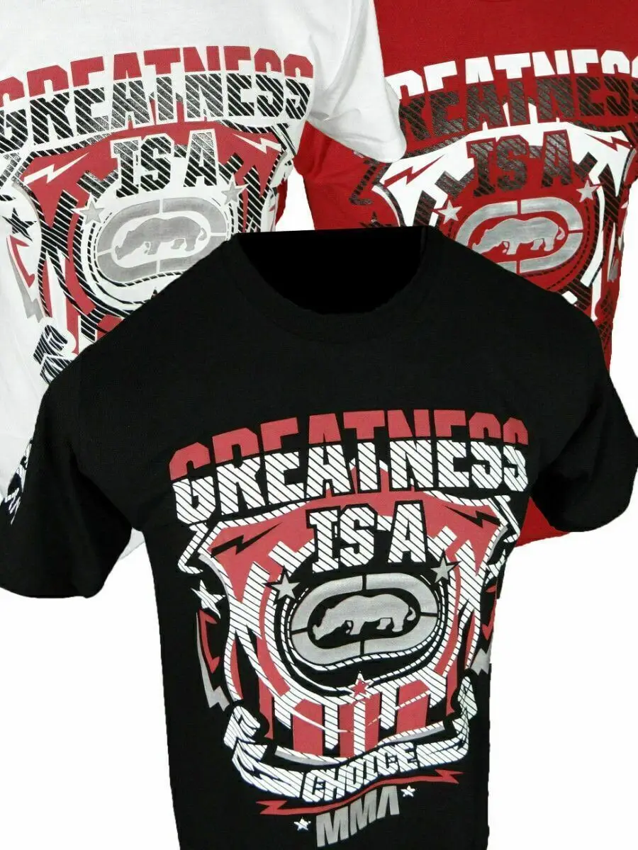 

Мужская футболка ECKO UNLTD GREATNESS MMA FIGHTER с 3D-принтом черного, белого или красного цвета