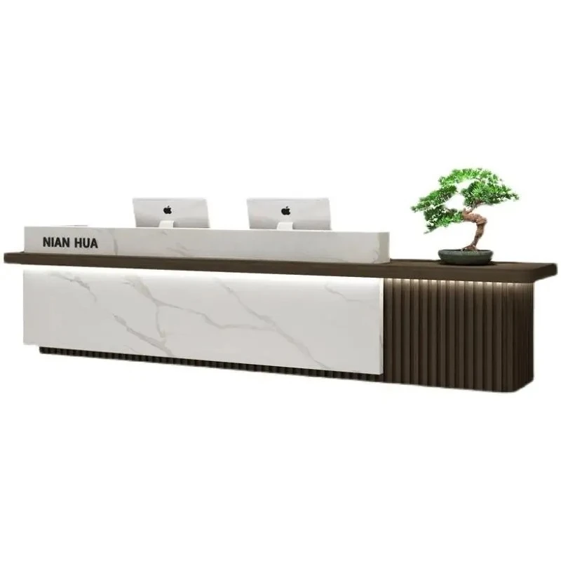 

Вестибюль отеля Стойка регистрации Учебный центр Стойка Чайный домик Барный стол Китайская компания Стойка регистрации продаж Офисная касса