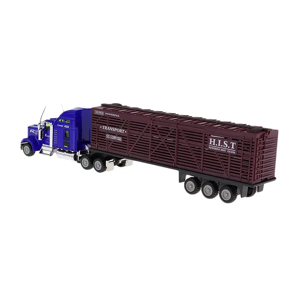 Alloy Heavy Truck Diecast Car Toy Educational Simulation Vehicle Model Kit for Children Room Decor