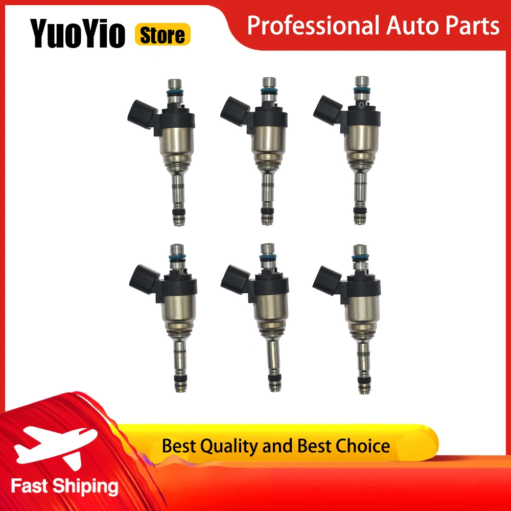 YuoYio 6Pcs New Fuel Injection Nozzle 35310-3C550 35310-3C560 For Hyundai Azera Base Limited 3.3L V6 2012-2014 And More