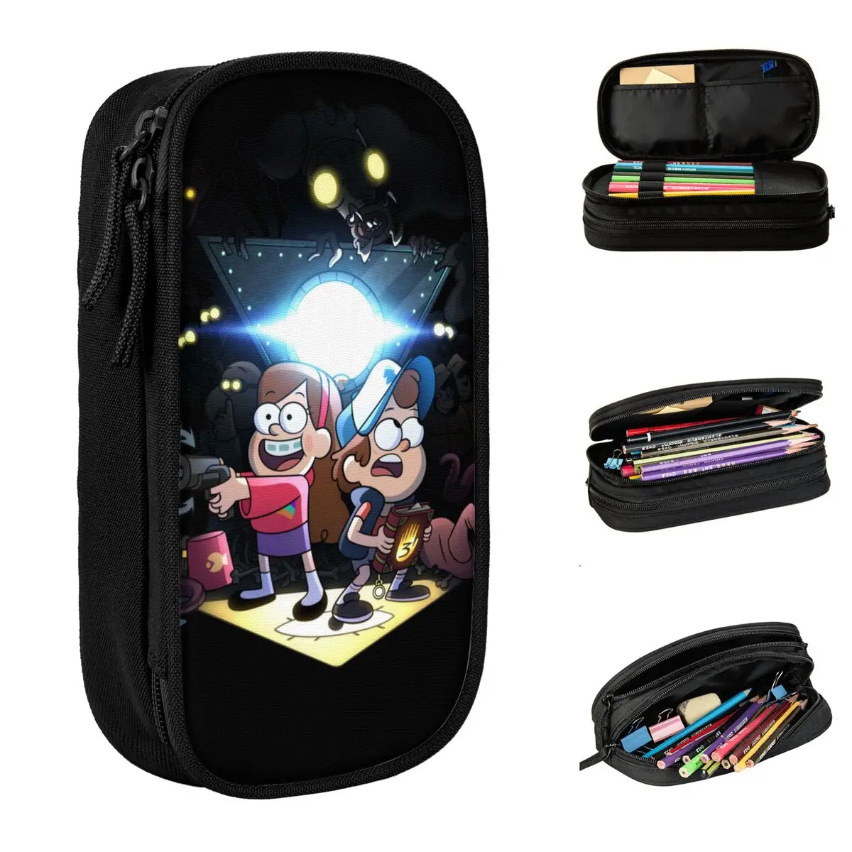 

Оригинальные гравитационные осенние Пеналы, ранцы, вместительные школьные принадлежности для студентов, подарки, коробка для карандашей