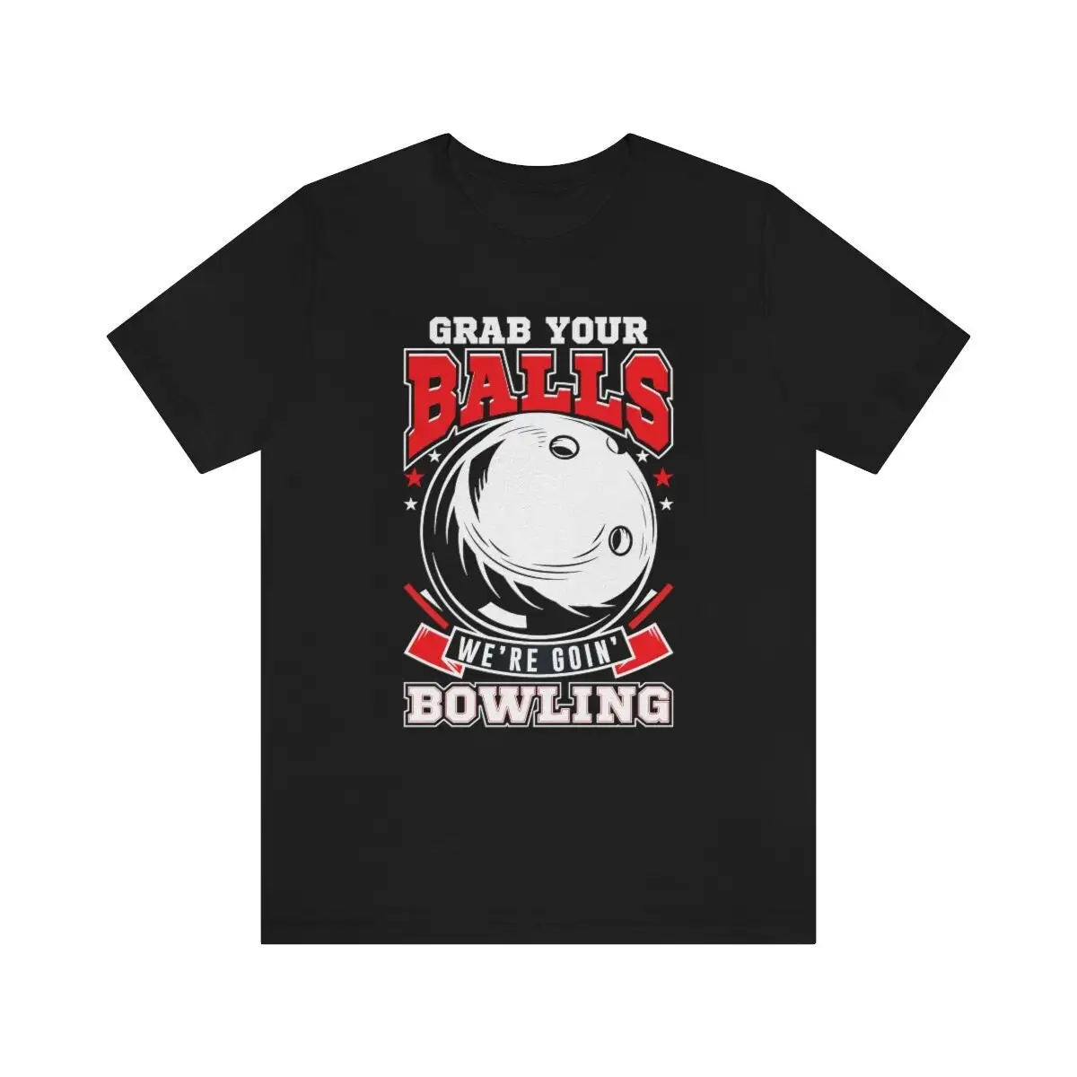 Funny T Shirt Men Bowling s For Bowlers Tournament Sporty Design Casual Bella Canvas