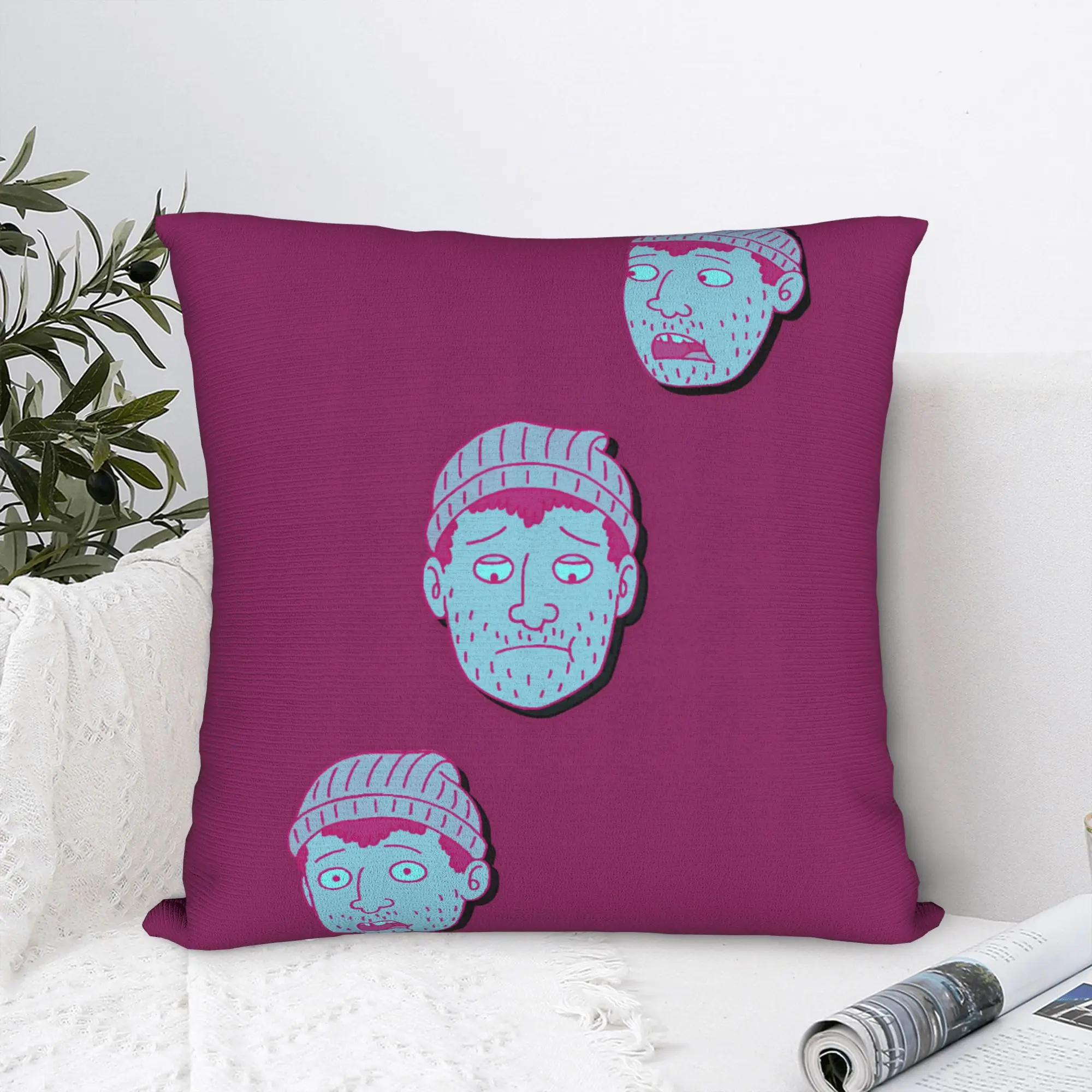 Dark BoJack Horseman Will Die Poster Pillow Cover  Soft Cushion Cover Kawaii Pillow Case For Sofa Home Decor