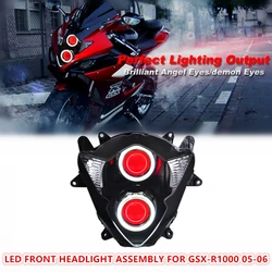 KT Motorcycle LED Headlight Assembly for Suzuki GSX-650F 2008-2009 Front Headlamp Completed