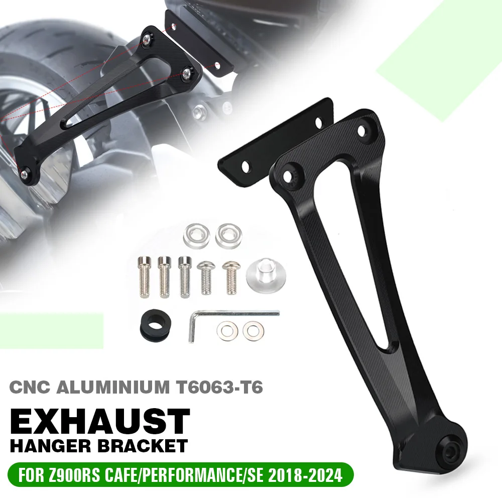 

FOR Kawasaki Z900RS Cafe/Performance/SE 2018-2024 Exhaust Hanger Pillion Footpeg Rear Foot Peg Removal Kit Z 900 RS Accessorie