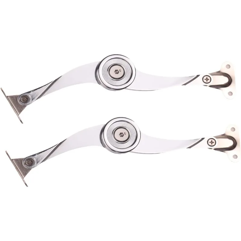 Lid Support Hinge, Folding Lid Stay Hinge, Lid Lift Up Stay Buffer Damper for Kitchen Cabinet Door Cupboard Toy Box