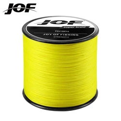 JOF 4 Strands Braided Fishing Line Multifilament 300M Carp Fishing 10-82lb Japanese Braided Wire Fishing Accessories Pe Line