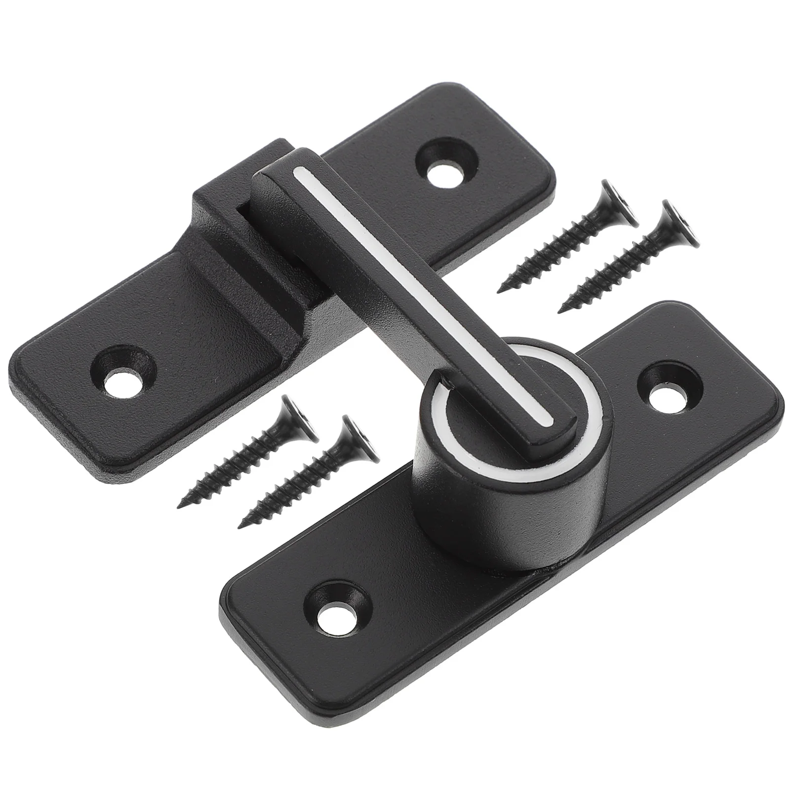 

Door Lock Buckle Latches Zinc Alloy Sliding Right Angle Bolt Door Lock Security ScreenLatch Prevent Prying