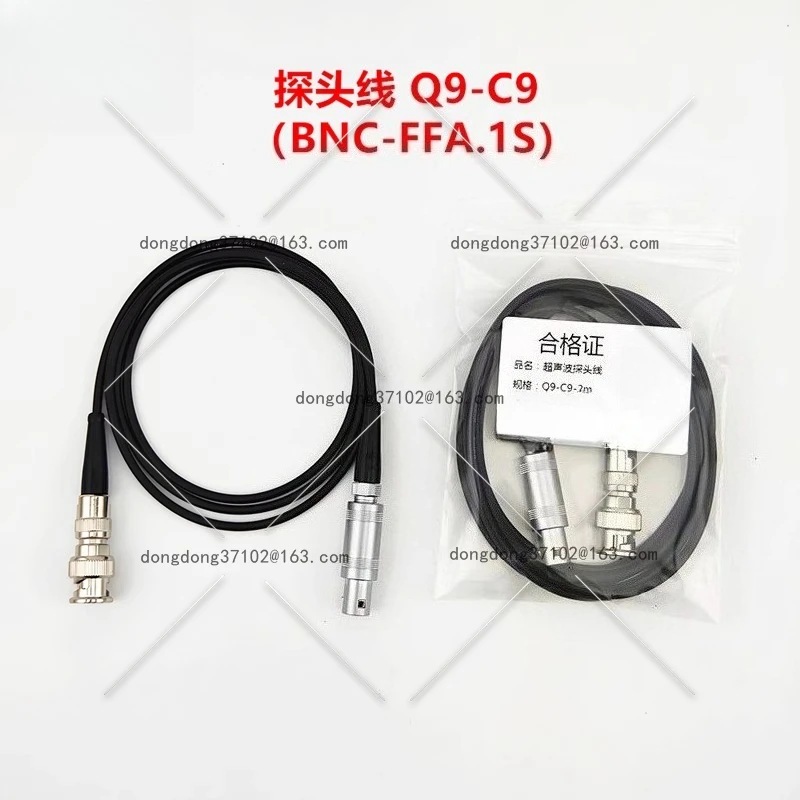 

Q9-C9 Кабель датчика ультразвукового дефектоскопа BNC-FFA.1S неразрушающее тестирование высокочастотное соединение специальный кабель для передачи данных