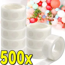 Balloon Glue Dot Adhesive Point Tape Double Sided Clear Sticky Birthday Wedding Party Balloons Glue Sticker Balloons Stand Arch