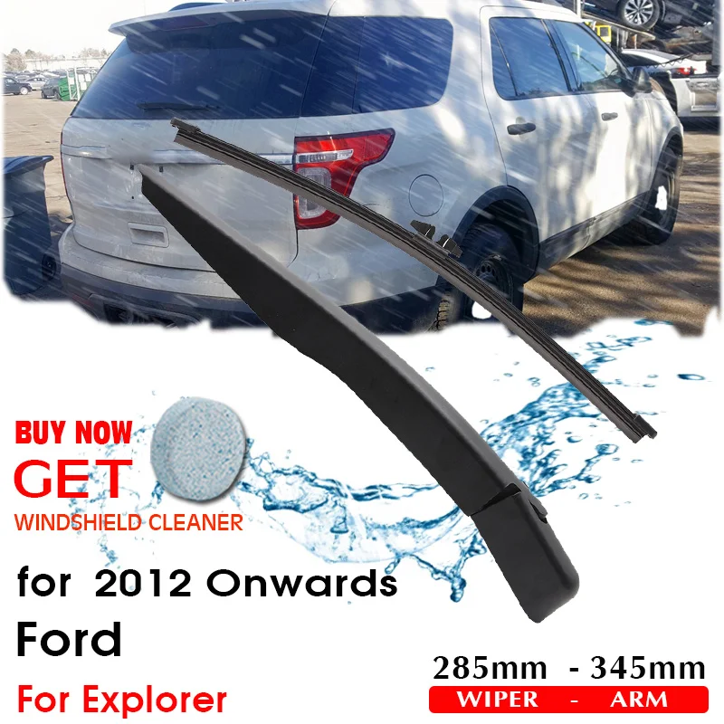 

BROSHOO Car Rear Wiper Blade Blades Back Windscreen Wiper Arm For Ford For Explorer Hatchback (2012 Onwards) 285mm Auto Styling