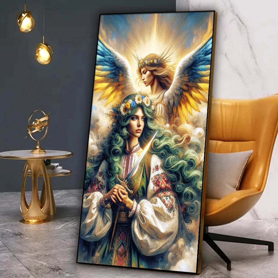 Wings Angel Goddesses Girl diamond painting New 2025 DIY Full Square round diamond mosaic Jewelry cross stitch Art Home Decor