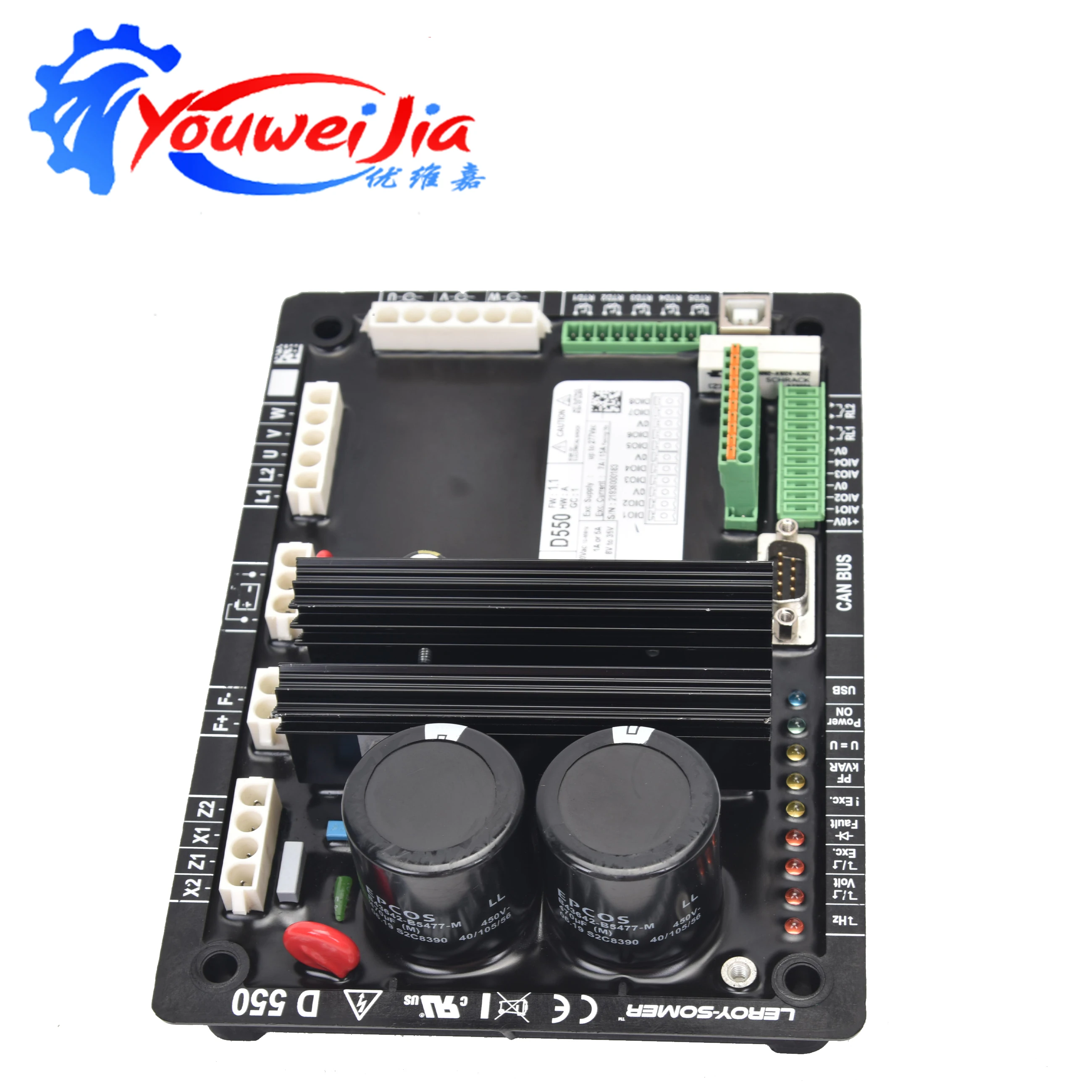 Original D550 AVR Automatic Voltage Regulator Generator Spare Part Voltage Regulator Board Xeon Compatible AVR Kit