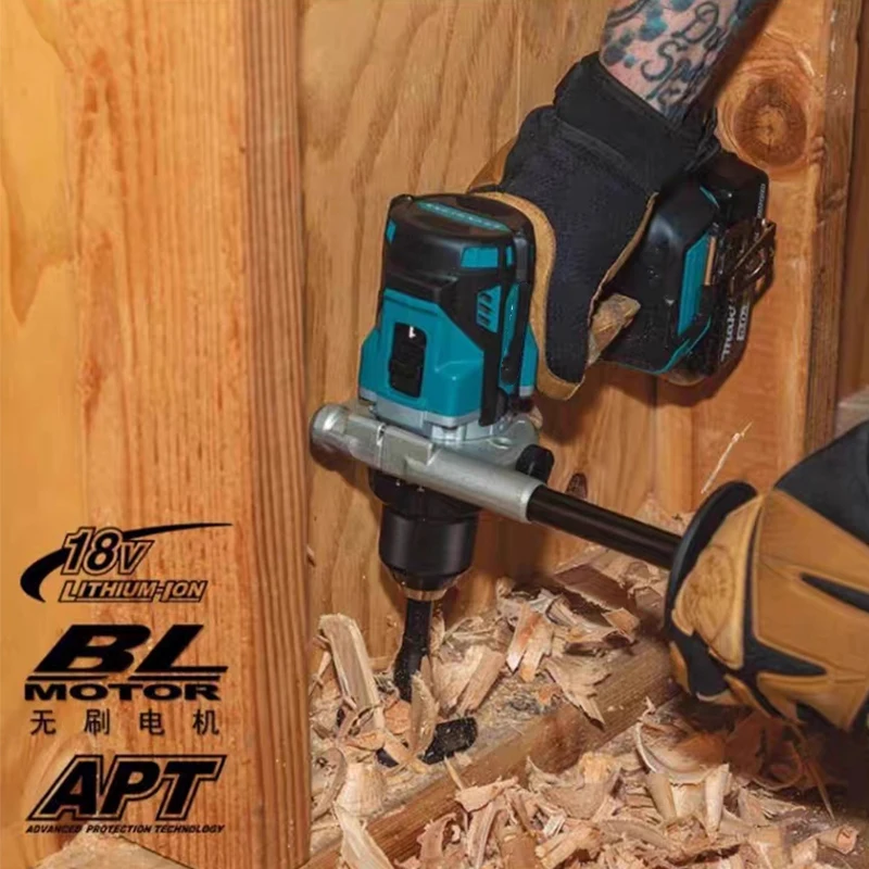 DHP486 18 فولت فرش المطرقة سائق الحفر اللاسلكي بطارية ليثيوم تأثير مفك يده حفار كهربائي #4