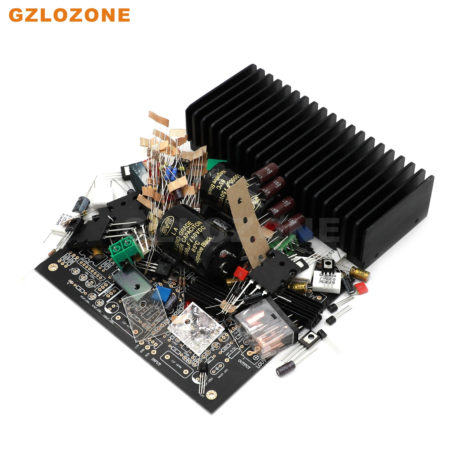 Imagem -05 - Amplificador de Potência Kitamp Board com Dissipador 100w Mais 100w Som Melhor do Que Lm3886 Tda7293 Etc Sf60