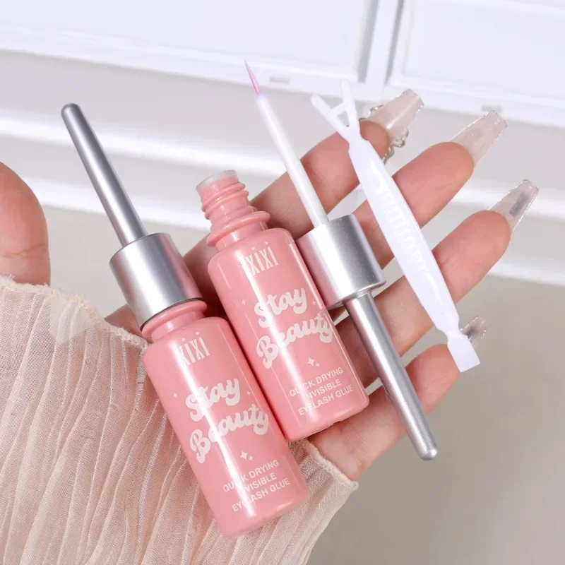 مقاوم للماء سريعة الجافة غير مرئية كاذبة رمش الغراء التصميم شفافة الطبيعية وهمية الرموش تمديد الغراء ماكياج ذاتية اللصق