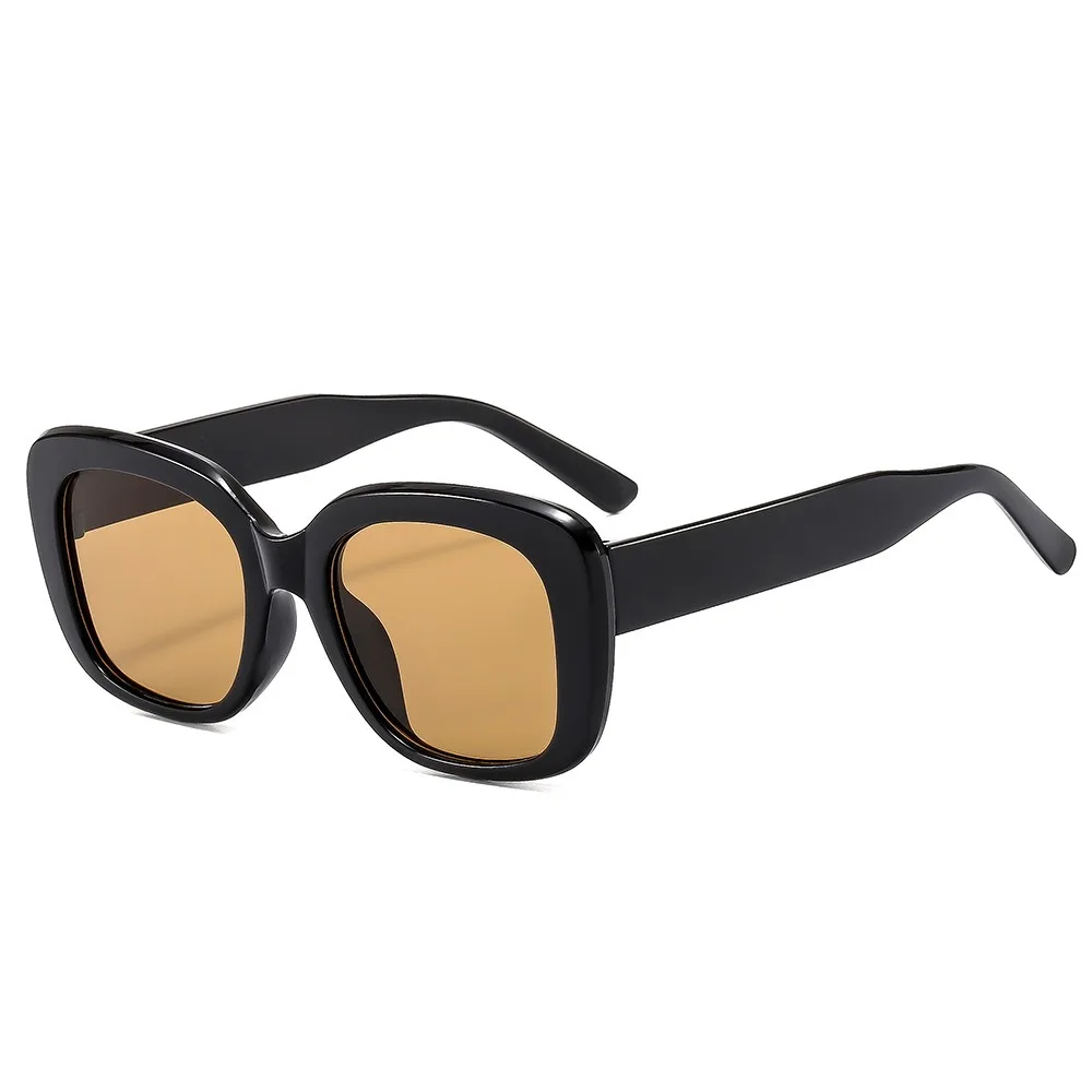 Vintage Trend Square Sunglasses Women Men Retro Fashion Luxury Sun Glasses Daily Go Out Shades Lady Man UV400 Protective Glasses