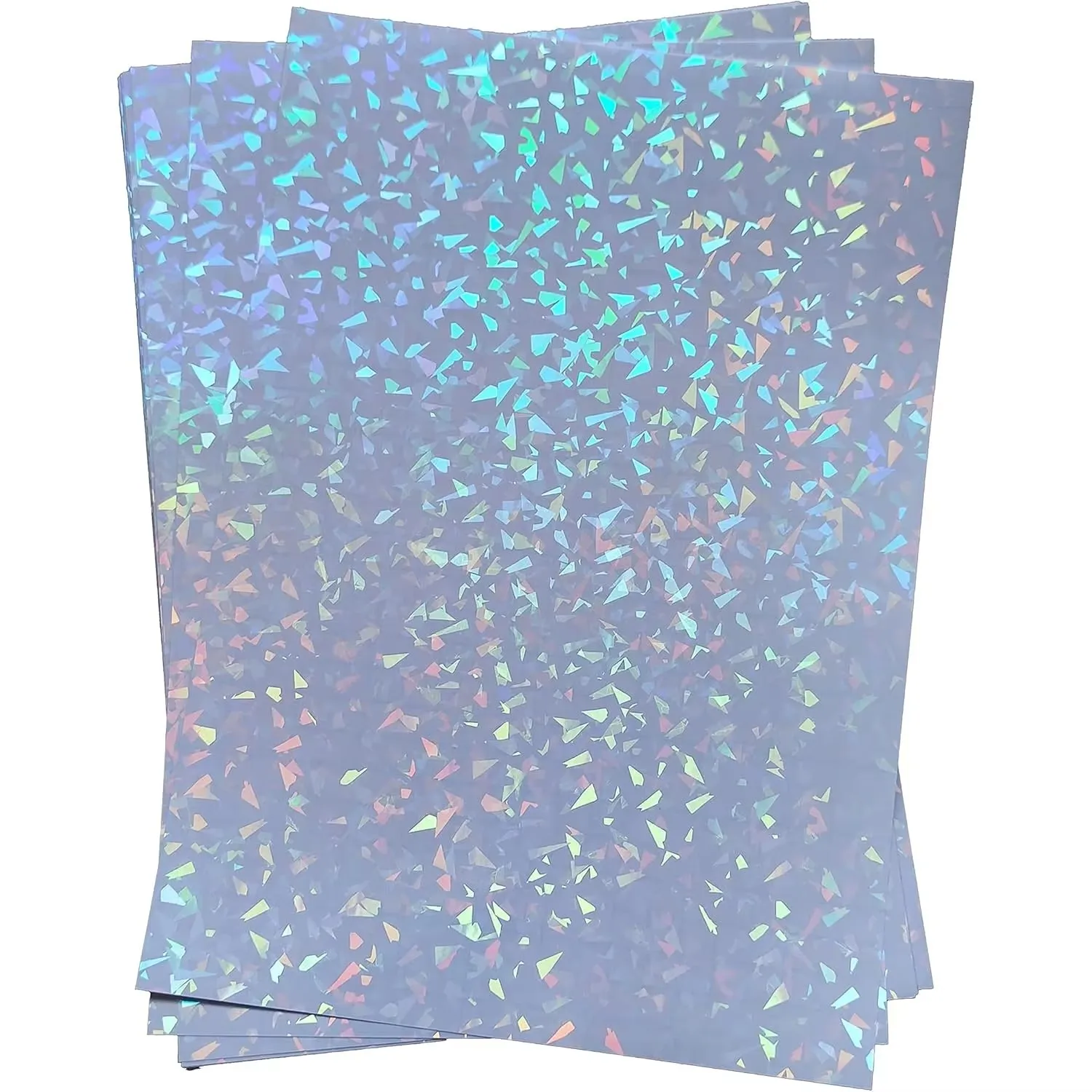 20 Blatt ESHANG Multi-Design A4 Laserdruckbare Holographische Selbstklebende Vinyl-Aufkleber – Perfekt für DIY-Basteleien & Etikettenherstellung – Detail 7