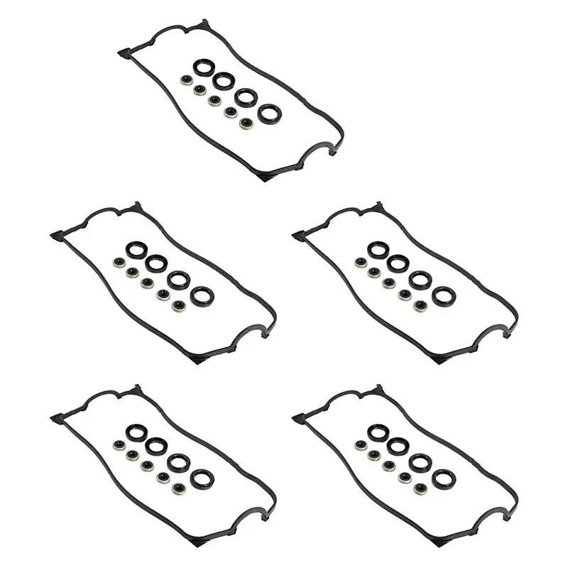 Clear 50X 12030-P2A-000 Valve Cover Gasket Kit Set For Honda Civic Del Sol
