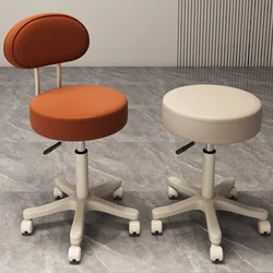 Beauty Salon Stools Pulley Lifting Rotating Round Chair Hairdressing Bar Stools Bar Stools High Bench Home Furniture
