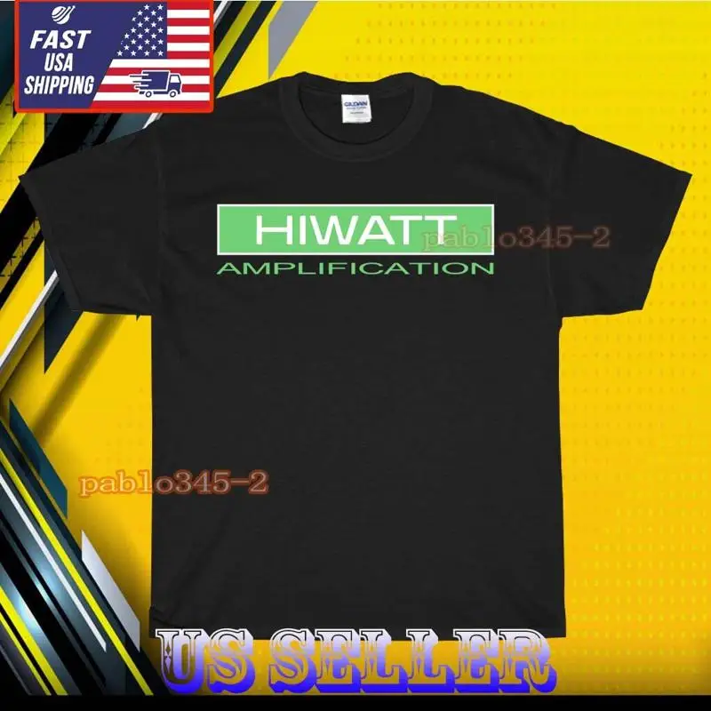 NUEVA CAMISETA HIWATT AMPLIFICACIÓN LOGO CAMISETA UNISEX DIVERTIDO AMERICANO TAMAÑO S-5XL