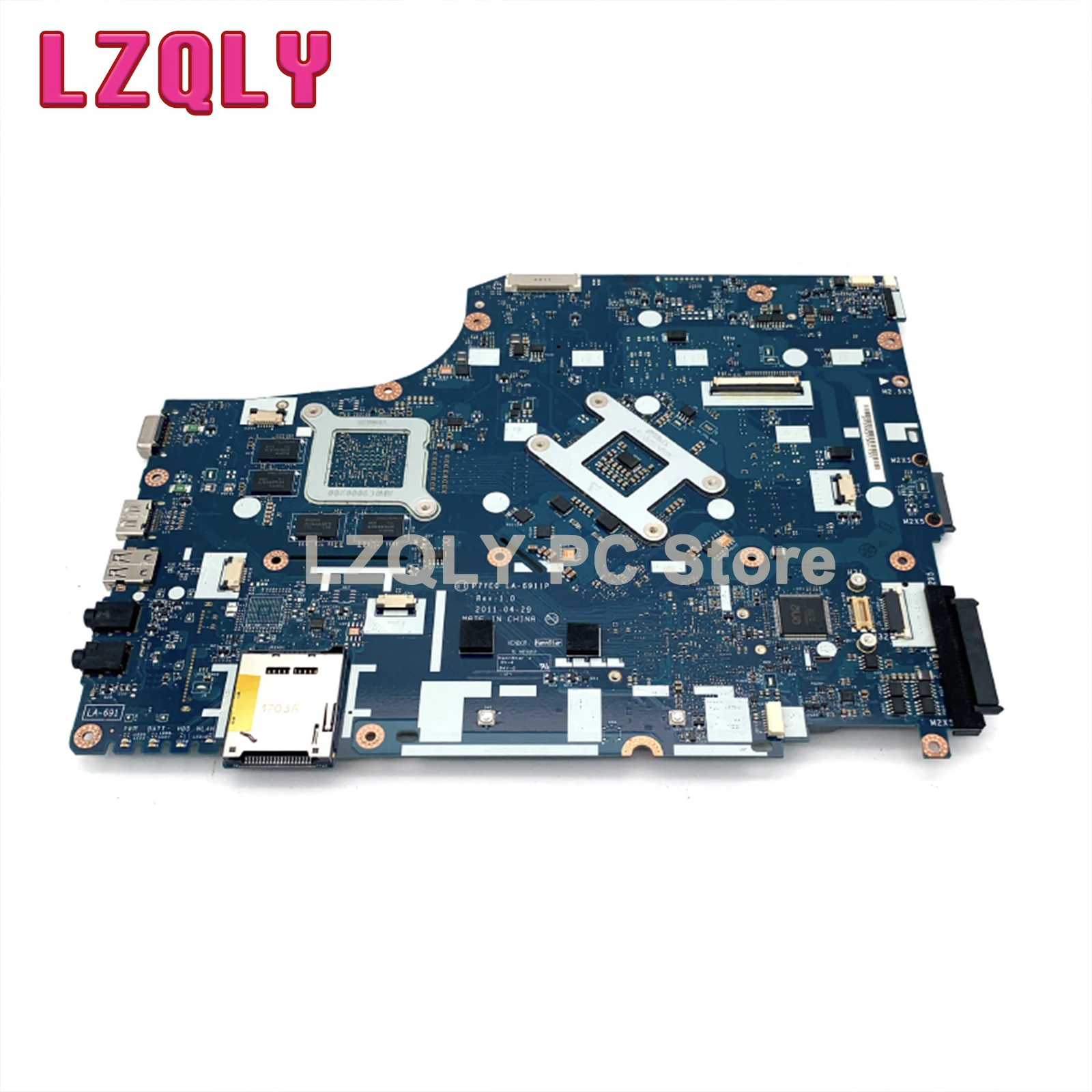 LZQLY For Acer Aspire 7750 7750G P7YE0 LA-6911P MBRMK02001 MBBYR02001 NBV5E11001 MBRCZ02002 HD 6630M HM65 DDR3 Full Test